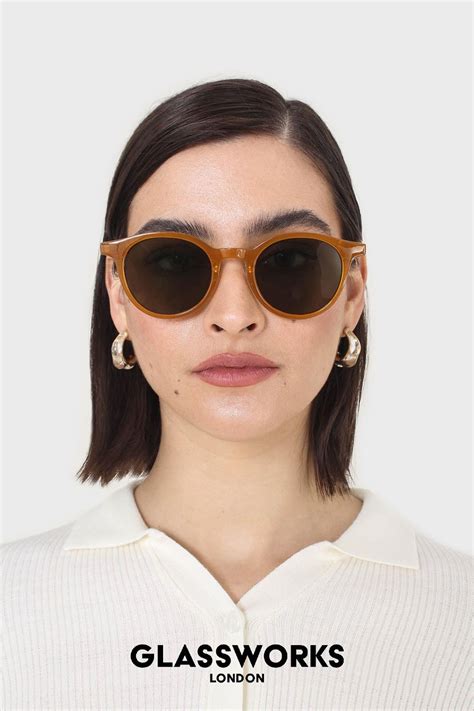 mustard designer sunglasses